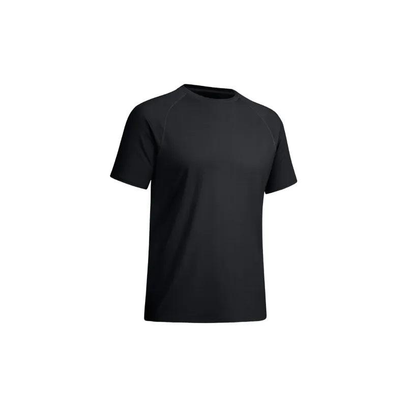 Casual Plain Blended Synthetic Fabrics T Shirt Unisex-5