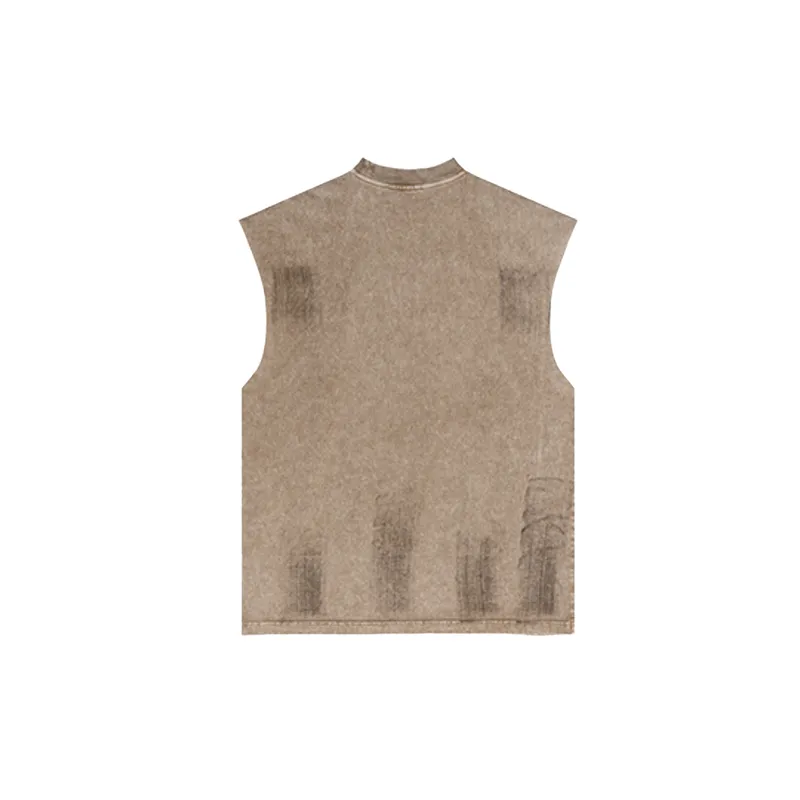 Casual Loose Cotton Vest-1