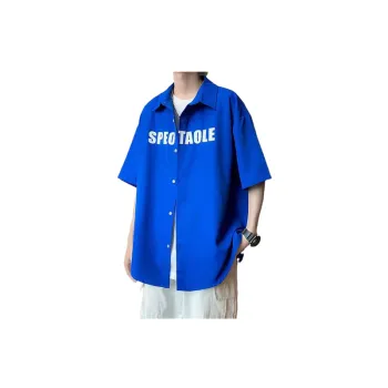 Short Sleeved Shirt   Trendy Loose Casual Option