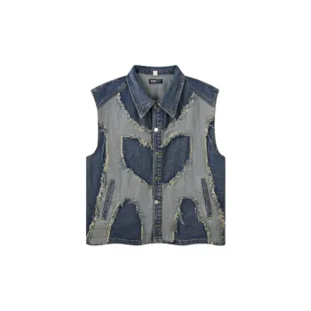 Trendy Patchwork Casual Vest