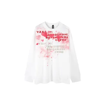 Street Letter Crewneck Sweater
