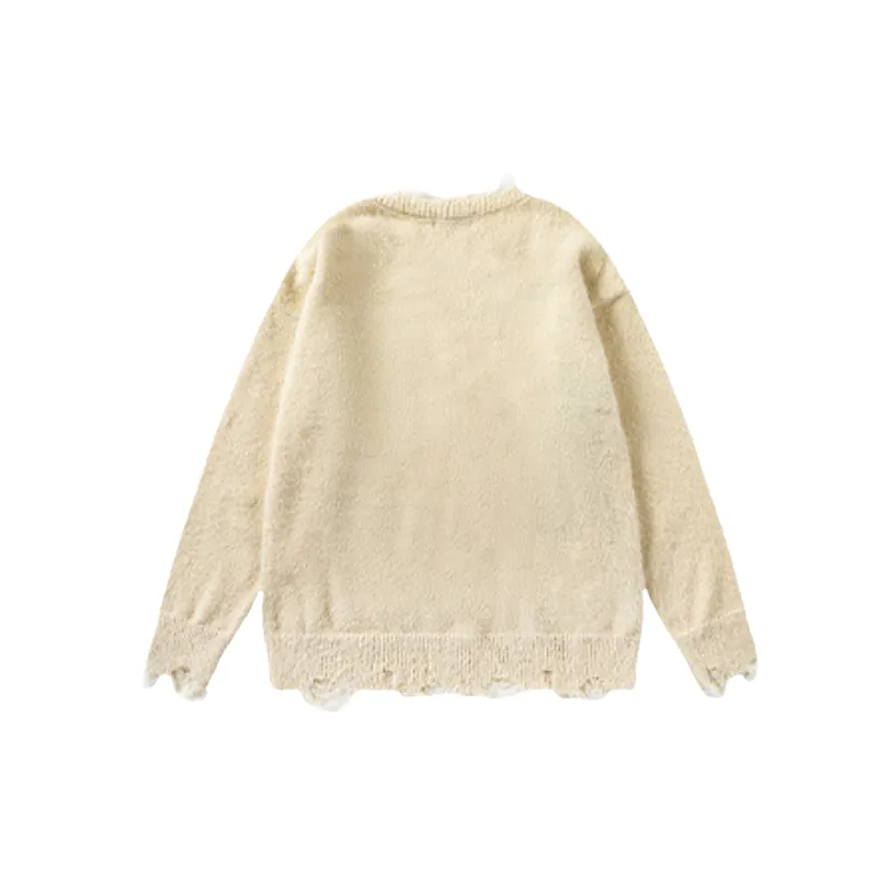 Ripped Casual Sweater-5