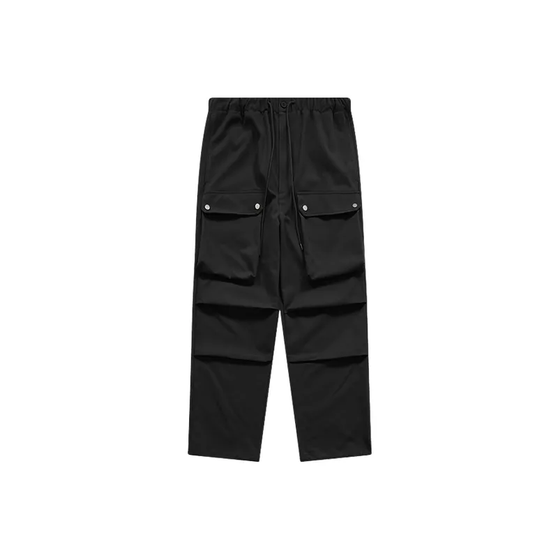 Casual Loose Polyester Cargo Pants-0