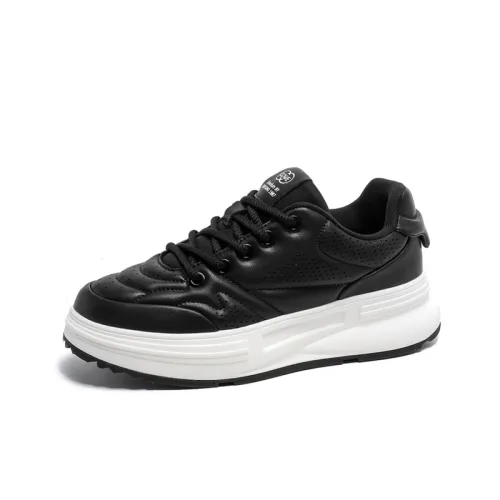Trend Simple Niche Genuine Leather Bread Shoes