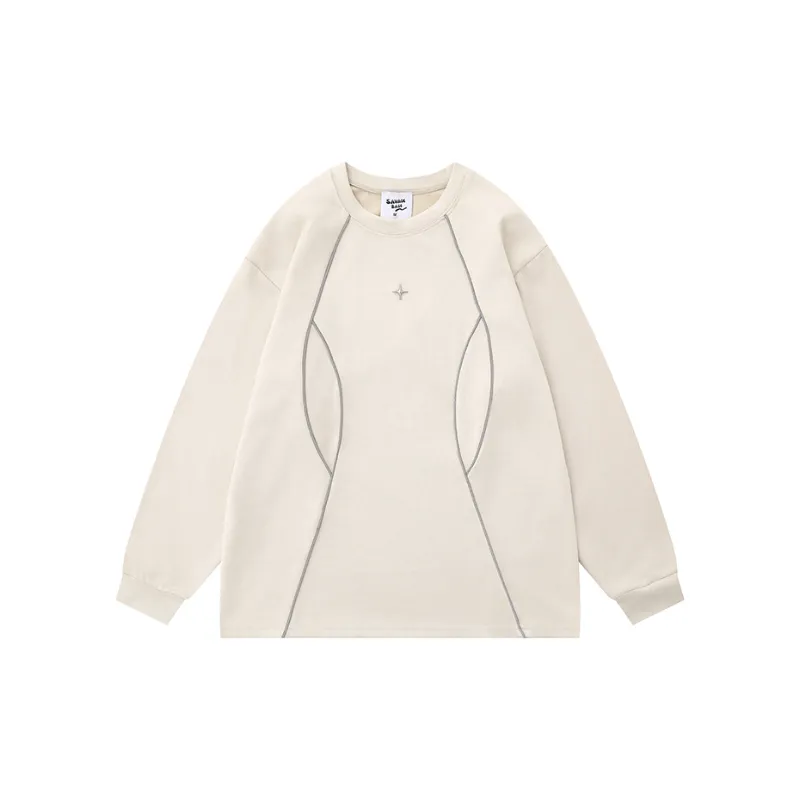Fashionable Loose Long Sleeve Sweatshirt-4