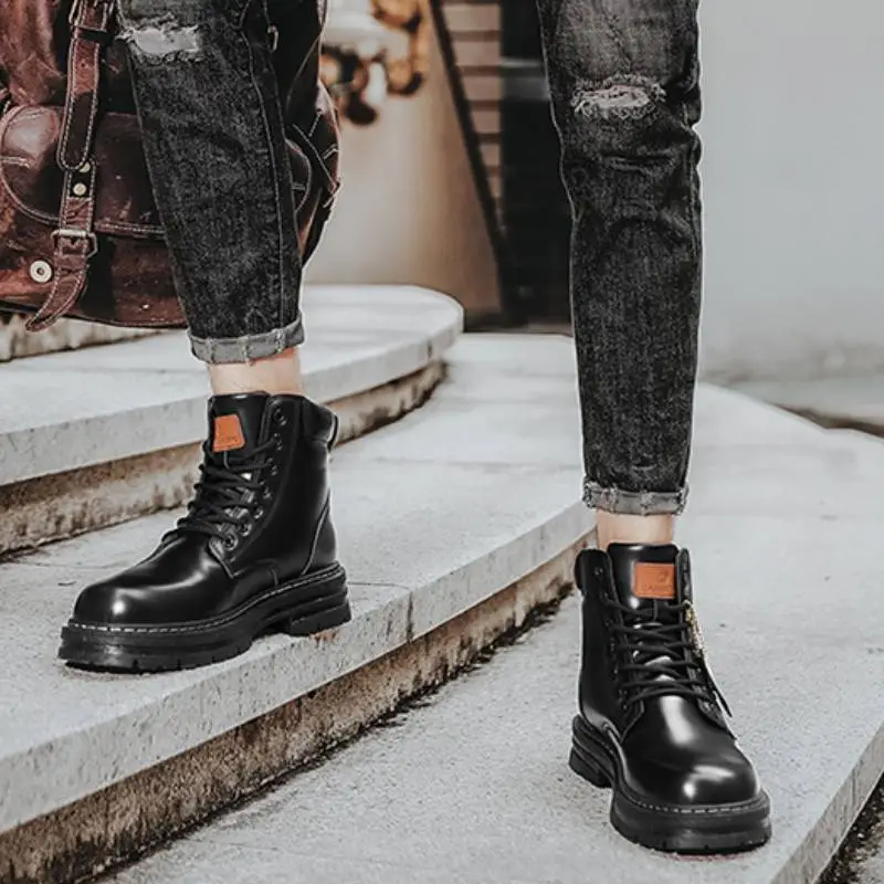 Casual Plain Martin Boot-9