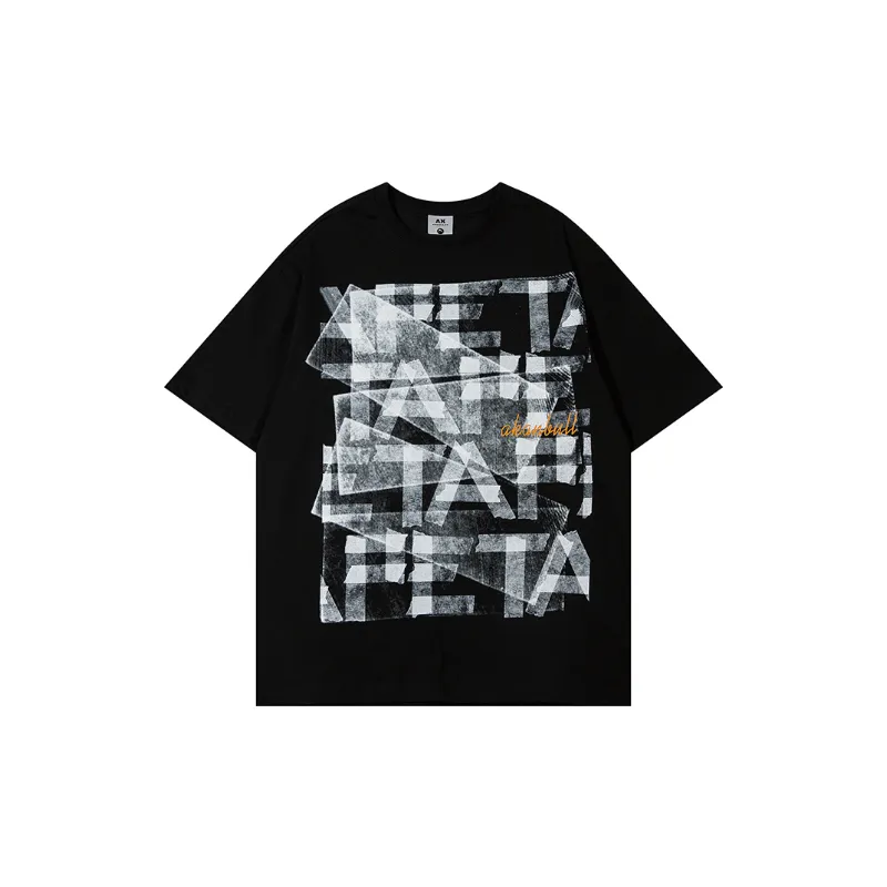 Casual Loose Combed Cotton T-Shirt-8