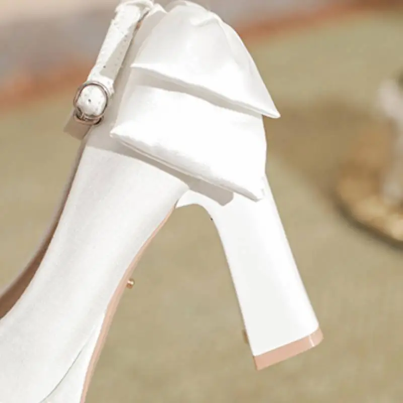 Simple Waterproof Mary Jane Shoes-13