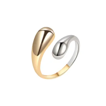 Simple Water Drop Ring Women