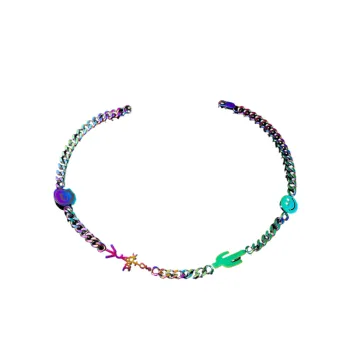 Smiley Face Cuban Necklace