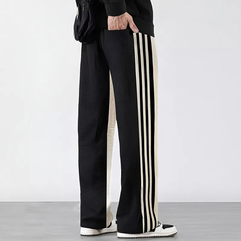 Casual Loose Polyester Sports Pants-2