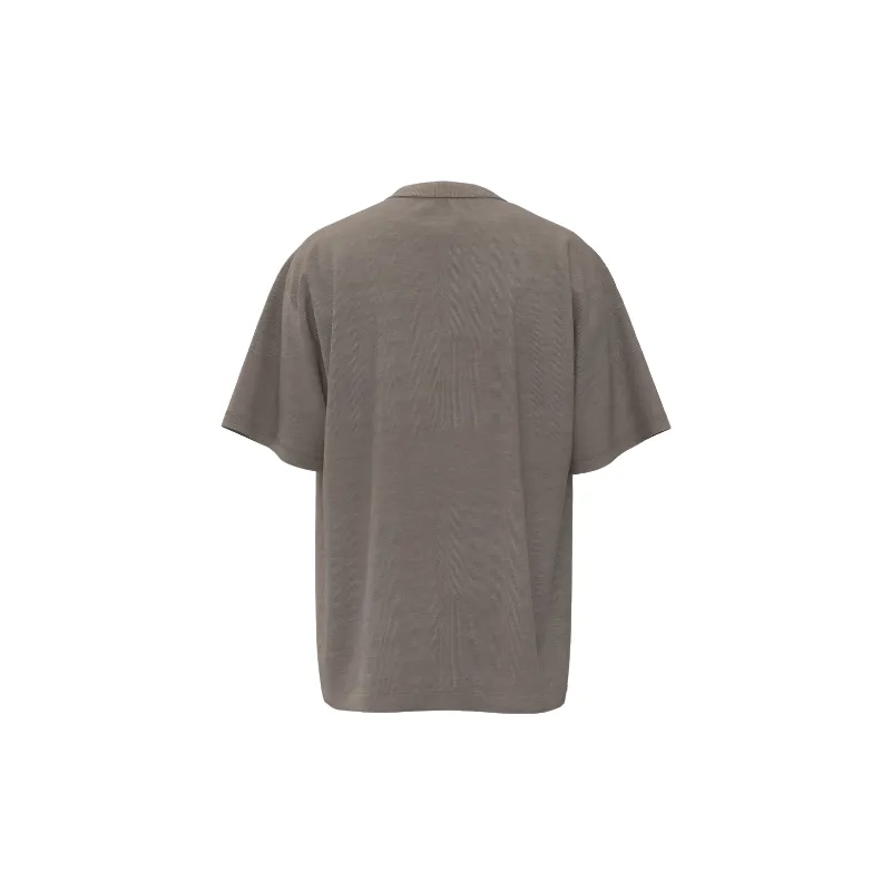 Casual Loose Combed Cotton T Shirt-5