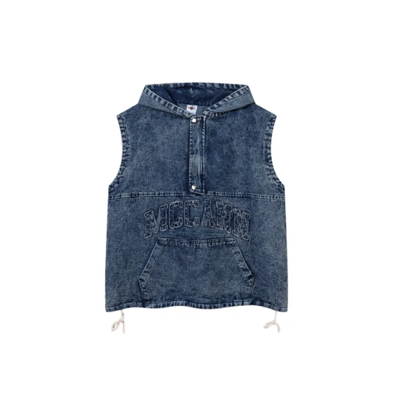 Retro Trendy Letter Patch Vest-4