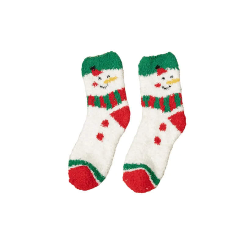 Simple Warm Microfiber Mid Calf Sock-3