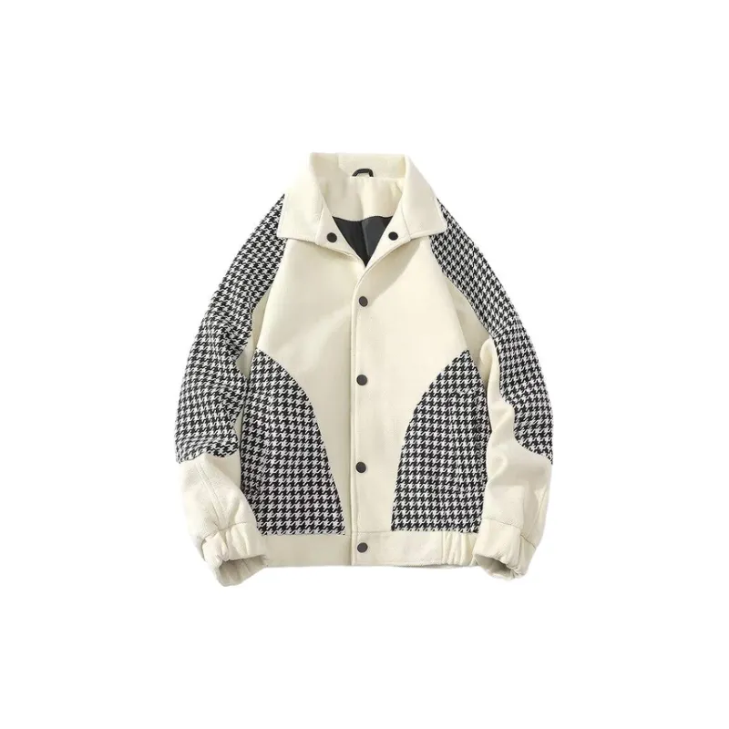 Trendy Stitching Baseball Jacket-4