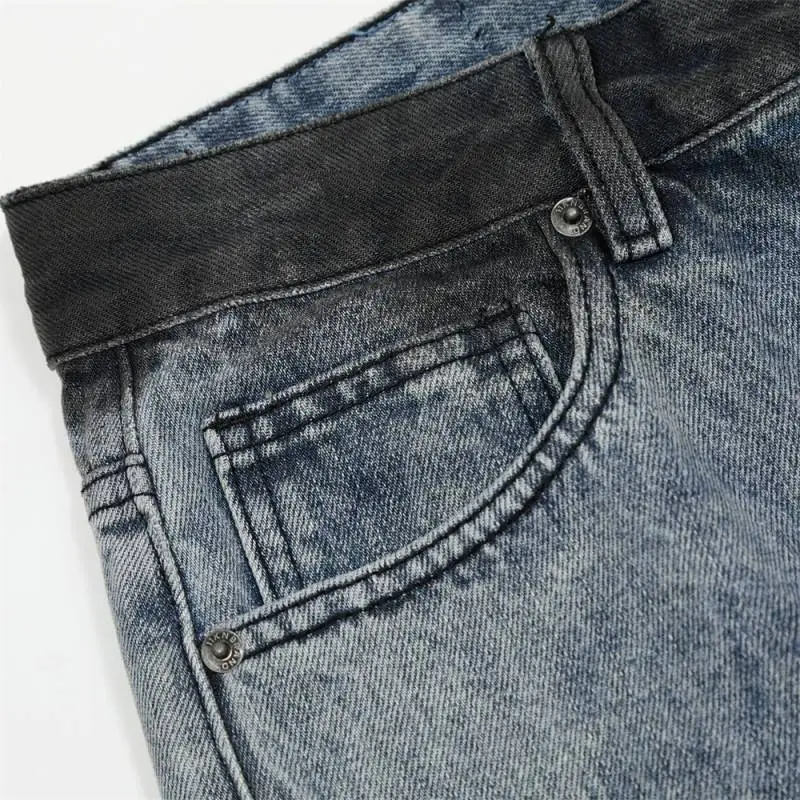 Trendy Tie Dye Jeans-4