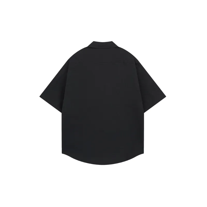 Trendy Letter Cotton Shirt-3
