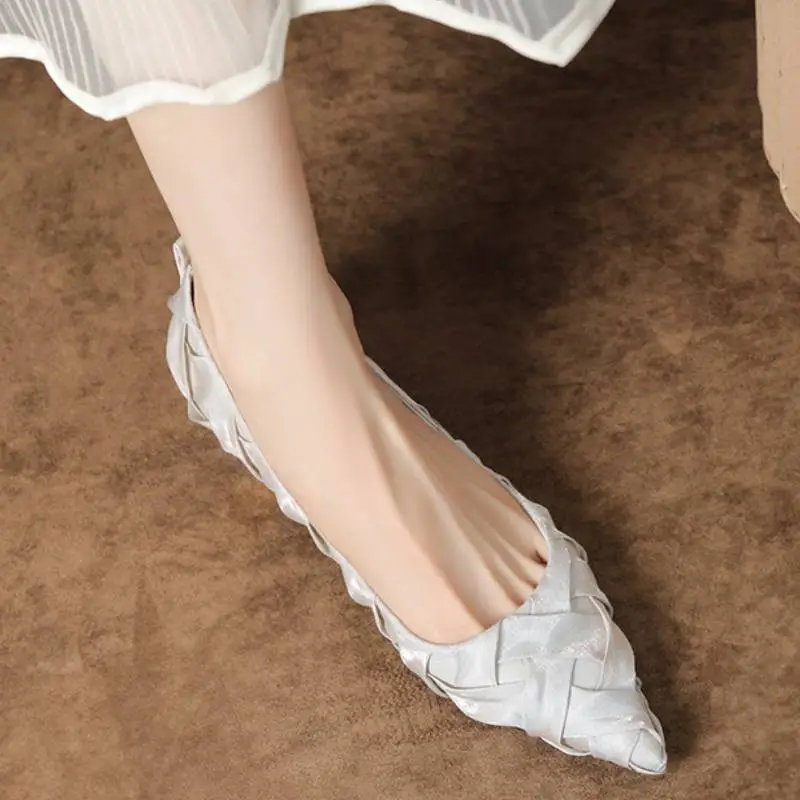 Glamorous Plain High Heels-2
