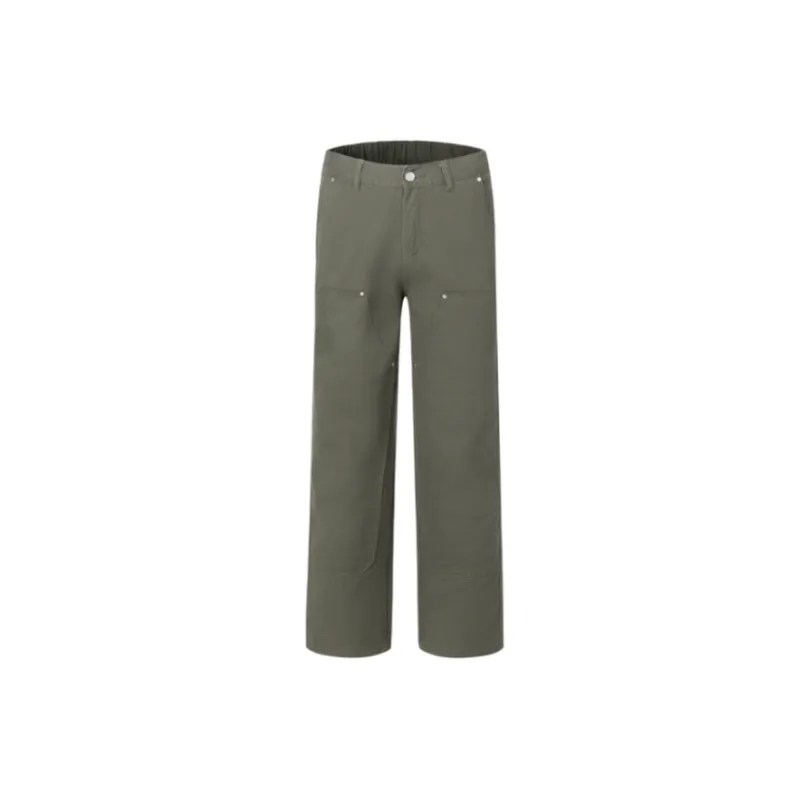 Fashion Loose Cotton Cargo Pants-6