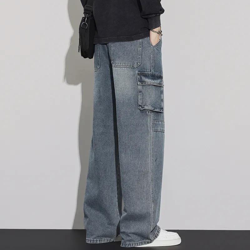 Loose Straight Leg Jeans-1