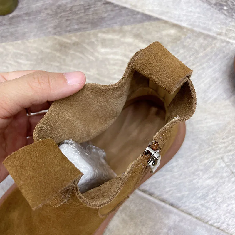 Denim Fashion Ankle Boots-7