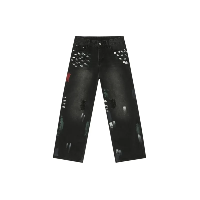 Retro Washed Jeans-0