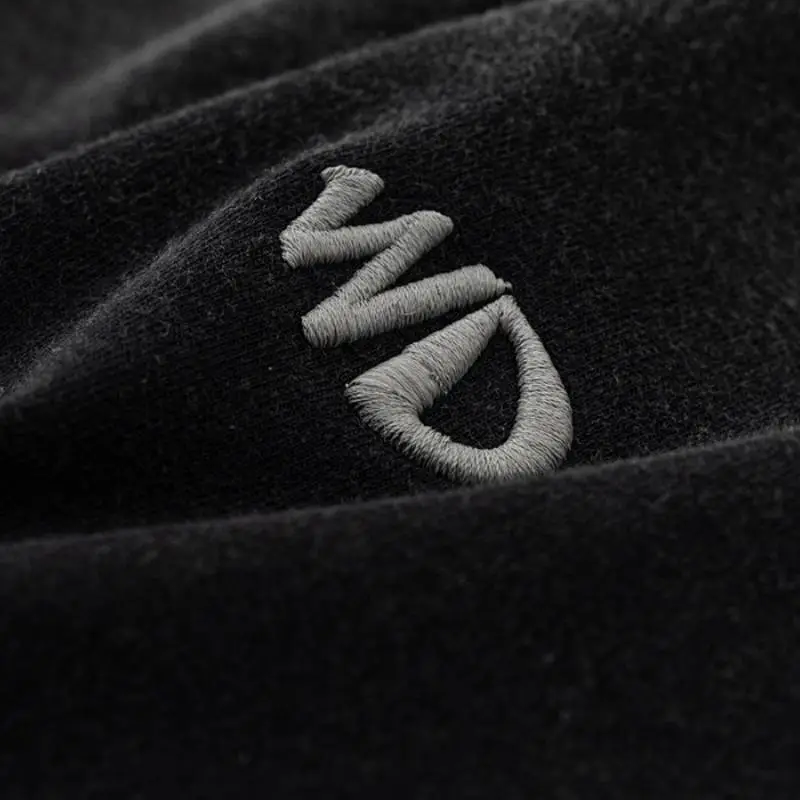 Simple Embroidery 100% Cotton T Shirt-2