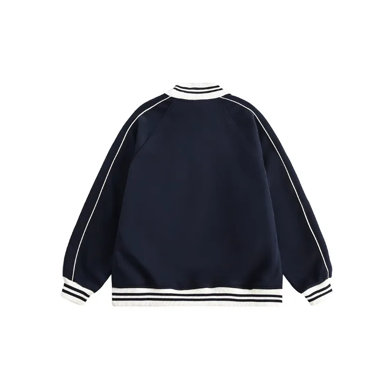 Fashion Softness Casual Baseball Jersey-3