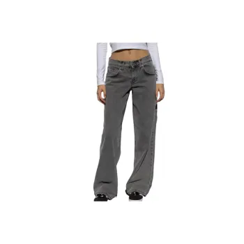Retro Straight Leg Jeans Women