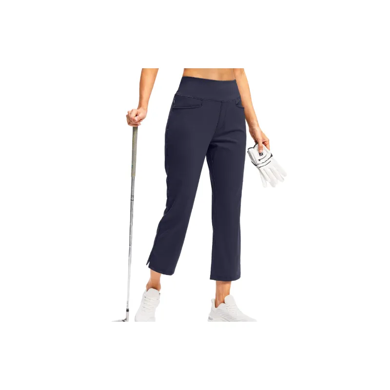 Casual Plain Polyester Sports Pants Women-10