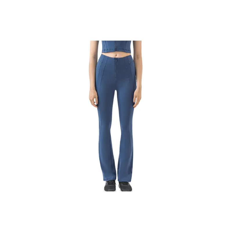 Casual Zipper Sports Pants Women-4