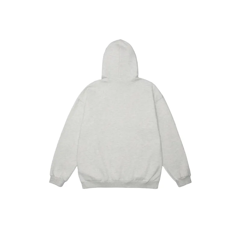 Retro Trend Gothic Letter Heavy Fleece lined Hoodie-1
