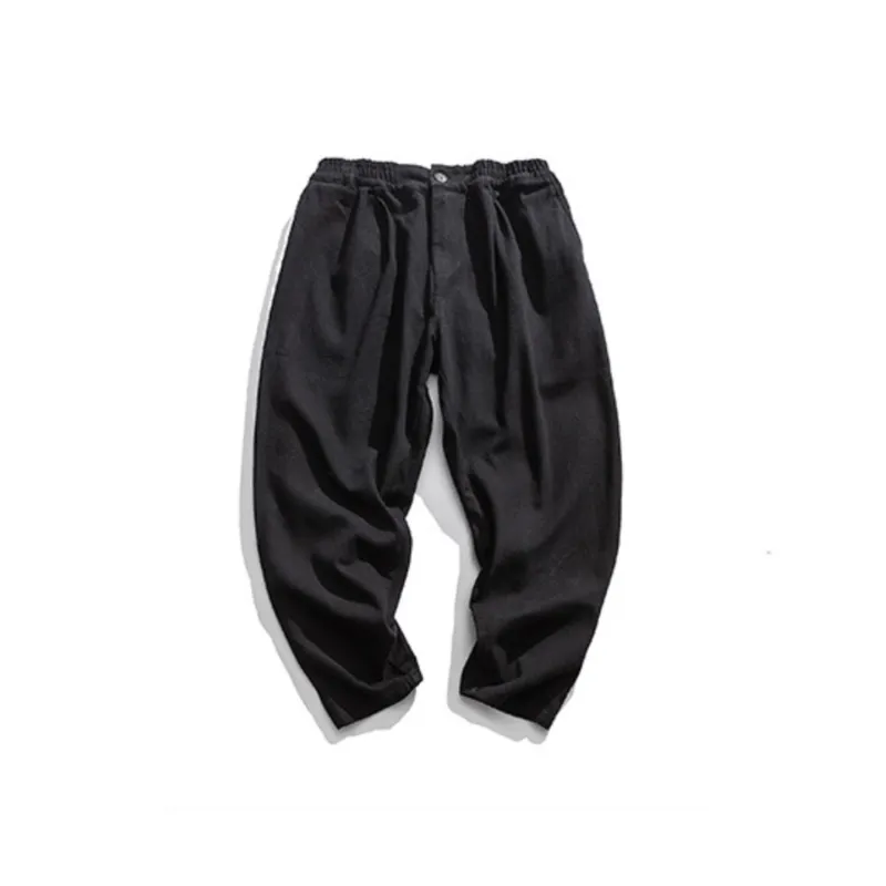 Loose Solid Color Versatile Trousers