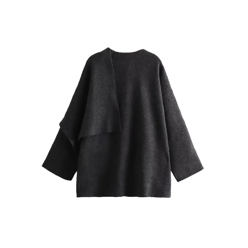 Casual Loose Knitted Fabric Knitwear Women-9