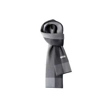 Simple Plaid Knit Scarf