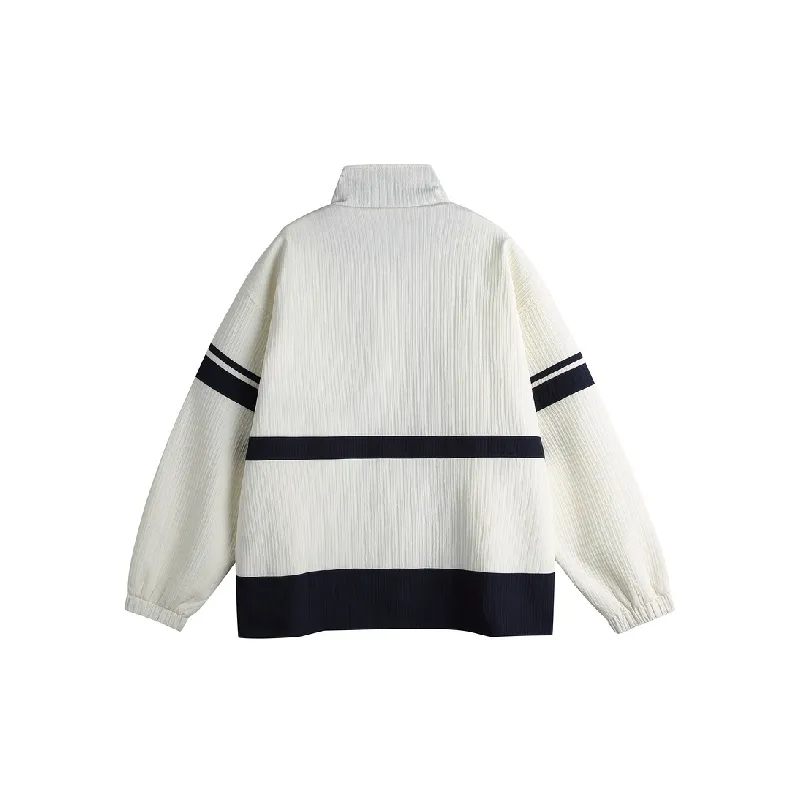 Retro Contrast Color Jacket-1