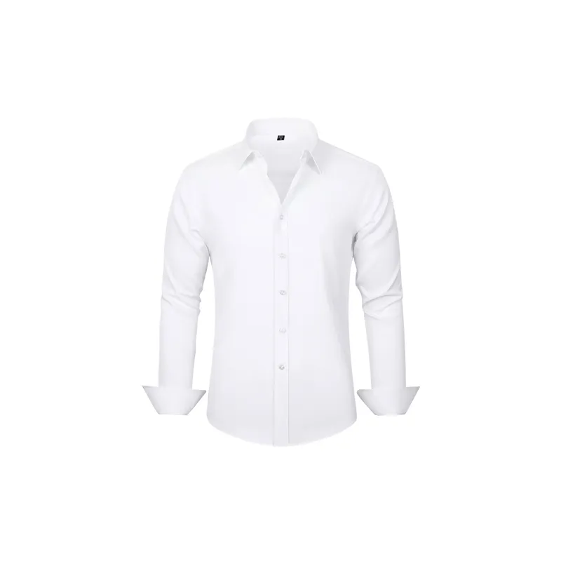Plain Simple Four Way Stretch Fabric Shirt-4