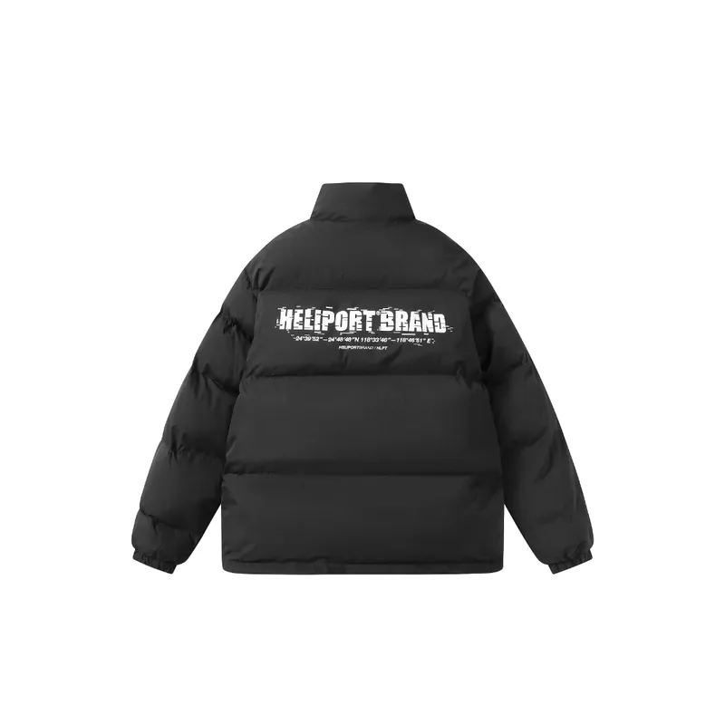 HELIPOET Apron Colorblock Sports Outdoor Windproof Detachable Loose Casual Hooded Cotton Coat-1