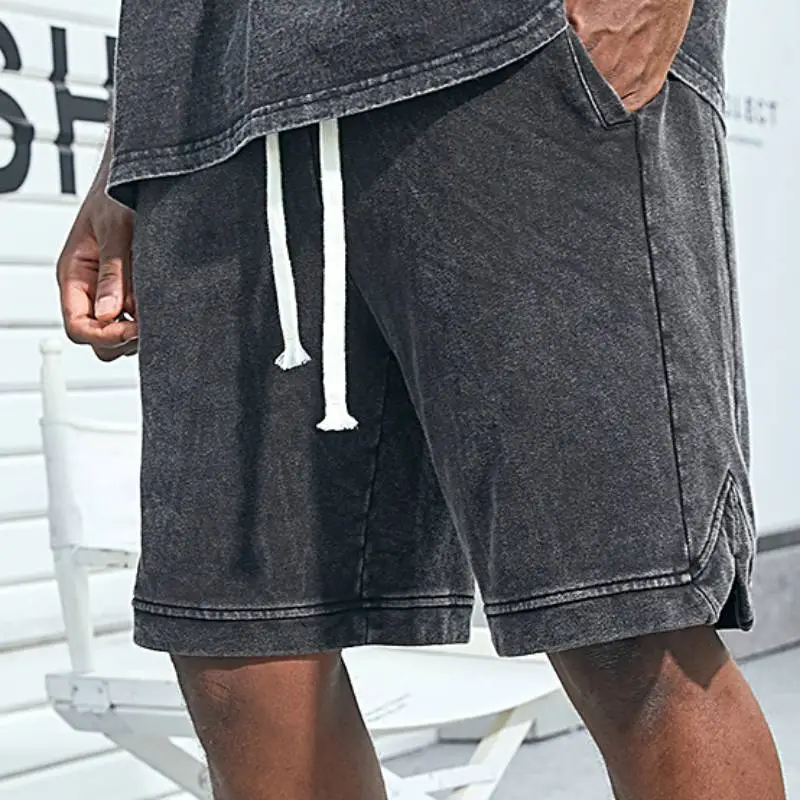 Simple Sporty 100% Cotton Casual Shorts-2