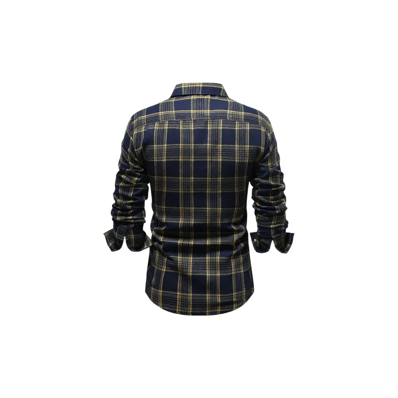Simple Basics Cotton Blended Fabric Shirt-4