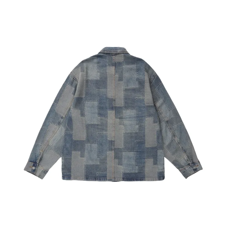 Design Fashion Casual Denim Jacket-1