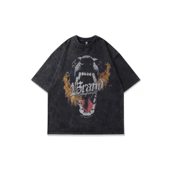Hip Hop Doberman Dog Retro T shirt