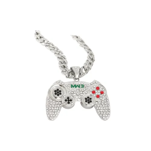 Diamond Studded Game Console Necklace Cubac