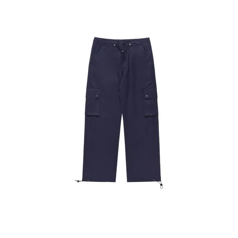 Retro Simple Loose Cargo Pants-0