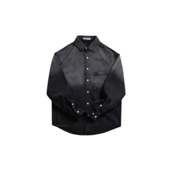 Trendy Washed Workwear Shirt