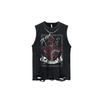 Retro Washed Sleeveless Vest