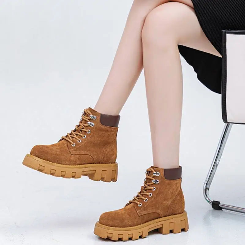 Retro Loose Casual Outdoor Boots-5