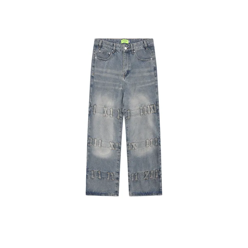 Loose Distressed Mud Jeans-0