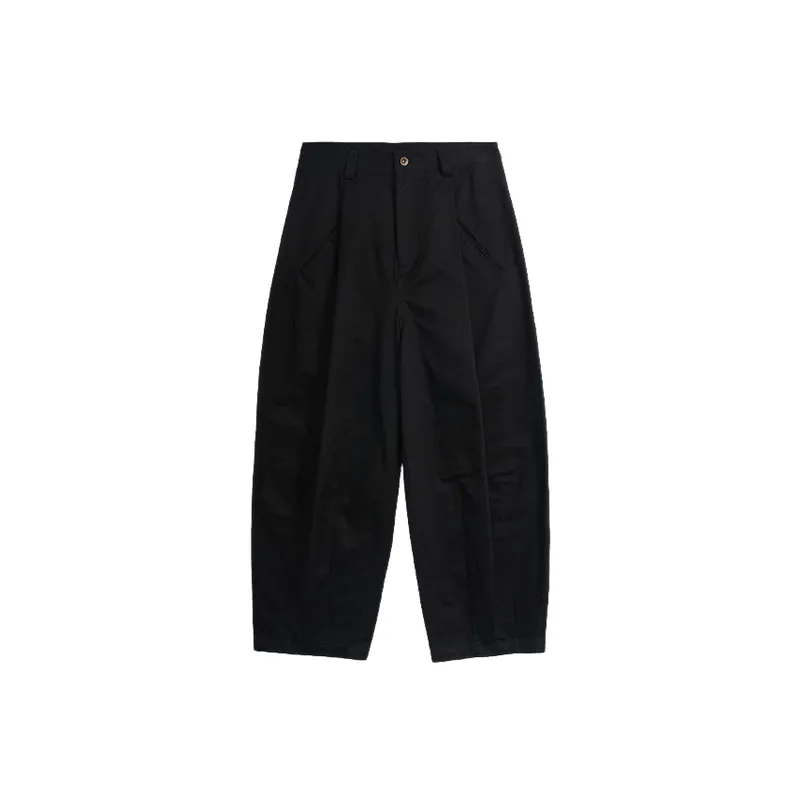 Basics Simple Cotton Cargo Pants-0