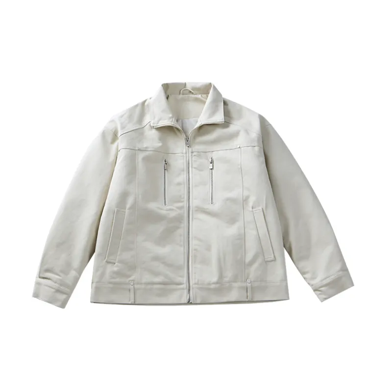 Fashionable Warming Loose Cotton Blended Fabric Jacket-3
